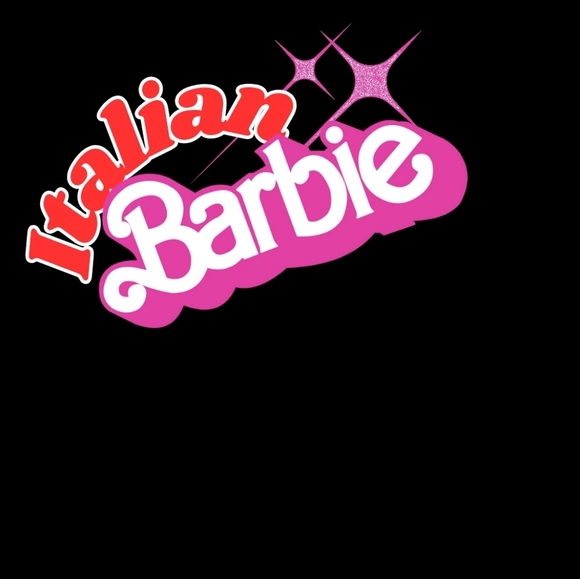 New Latina Barbie crew neck handmade black tee - Picture 3 of 3